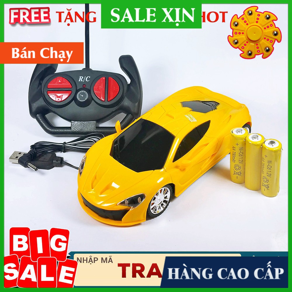 (CÓ PIN SẠC) Ô tô điều khiển từ xa 4 chiều PIN SẠC 2019 + TẶNG NGAY CON QUAY SIÊU...