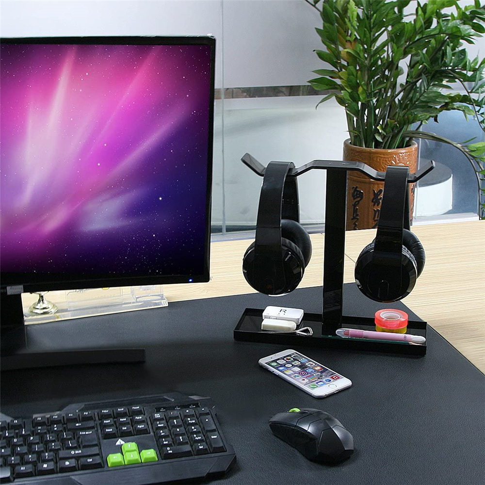 BALANCE Giá Treo Tai Nghe Bằng Thủy Tinh Cao Cấp