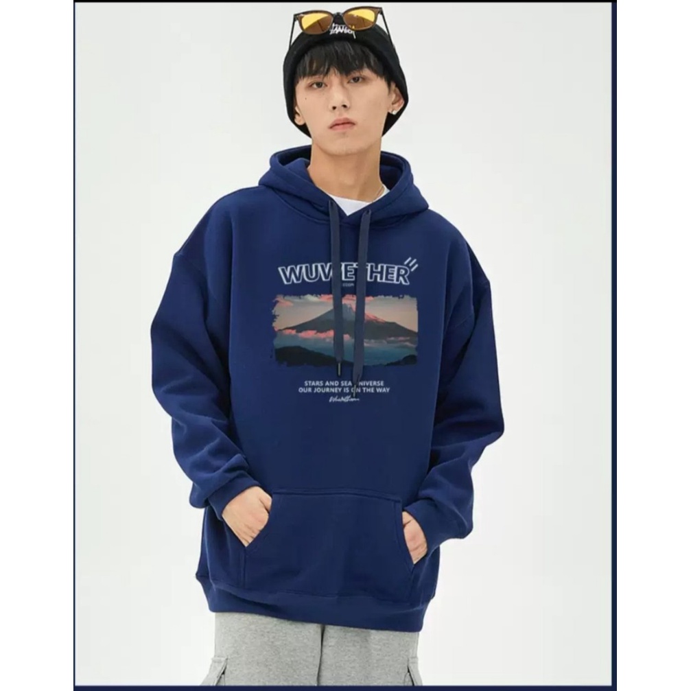 Áo Hoodie Nỉ Mũ Trùm Đầu Phong Cảnh Fom Nam Nữ, Chất Liệu Dày Dặn Mịn Ấm Áp Thời Trang Trẻ Trung Sành Điệu