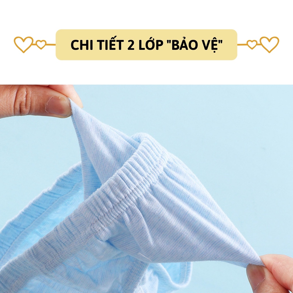 Set 3 quần lót bé trai 27kids chip tam giác nam vải cotton khử khuẩn công nghệ mới họa tiết dễ thương BSUW3