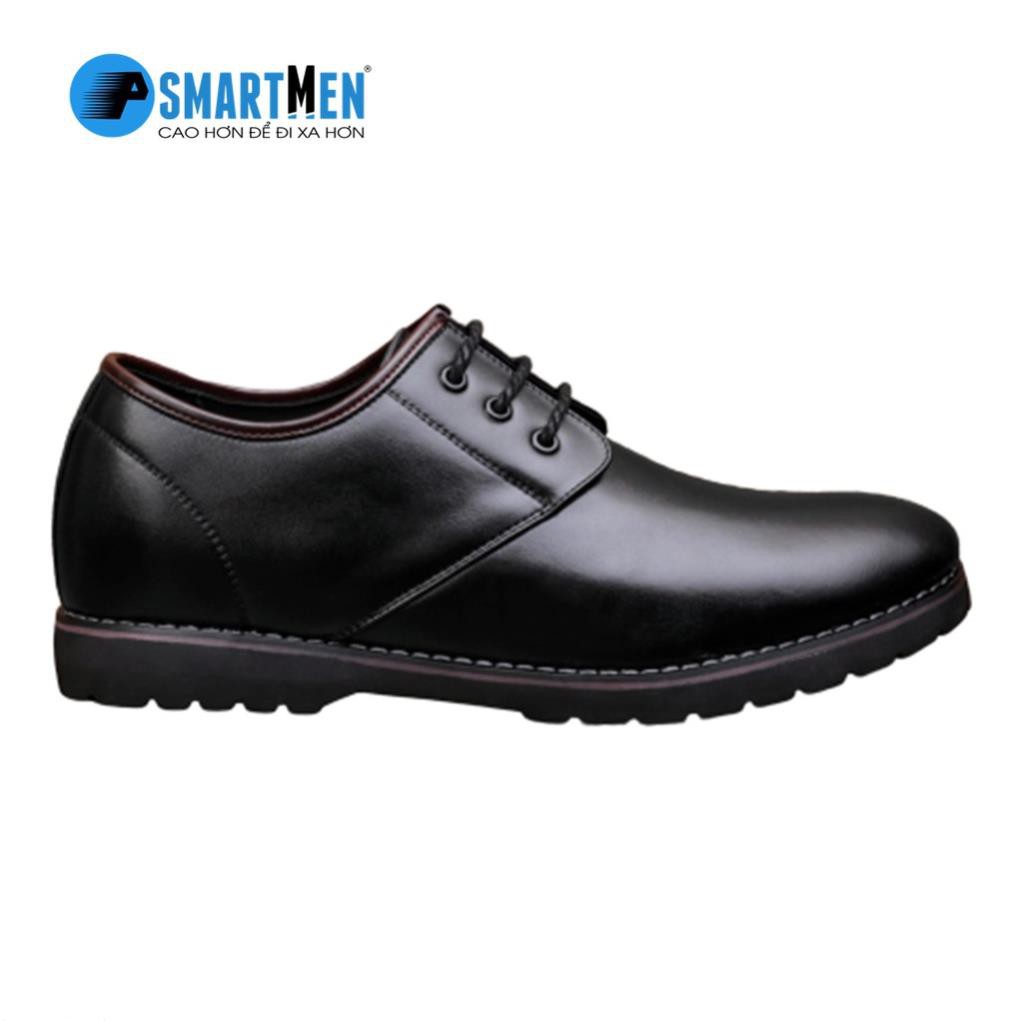 Giày da bò nguyên miếng SMARTMEN GD105 (đen) Siêu Đẹp NEW new .