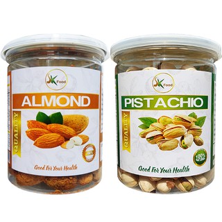 Combo 2 Hũ Hạt Dẻ, Hạnh NHân SKFOOD 500g Chuẩn Mỹ