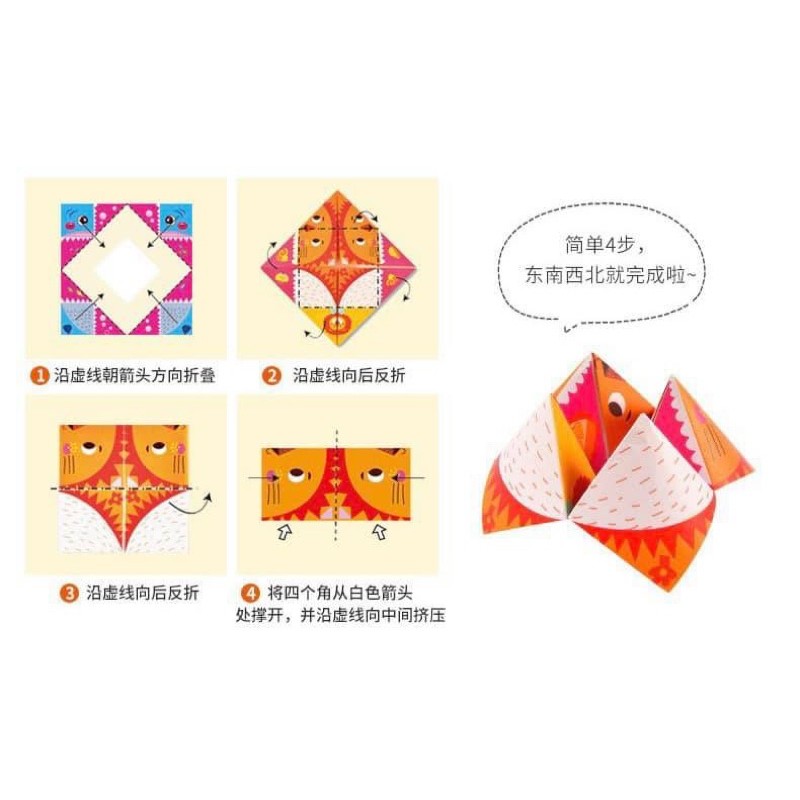 set gấp giấy origami