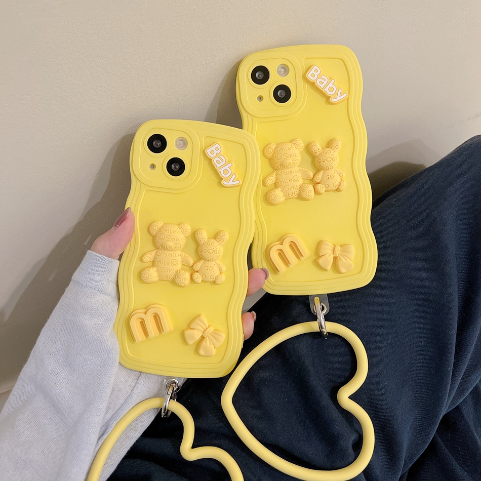 Ốp Điện Thoại Silicone Hình Gấu 3D Cho iPhone 14 13 11 12 Pro MAX Mini 6 6s 7 8 Plus 7plus 8plus 6plus 7 + 8 + X XR XS MAX 11Pro