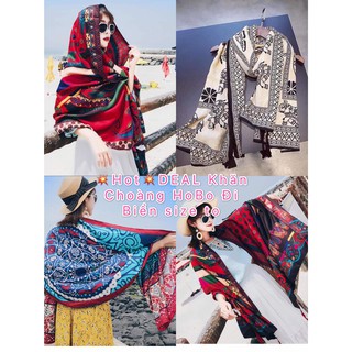 KHĂN CHOÀNG BOHO_khăn choàng đi biển hot 2022