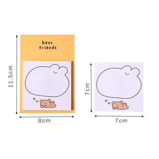 Giấy ghi chú Giấy note Sticky Note Gấu xinh
