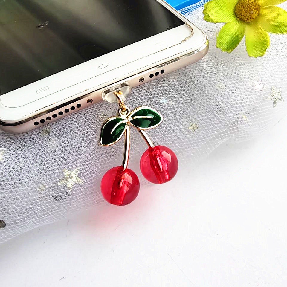 Phụ Kiện Trang Trí Cho Lỗ Cắm Tai Nghe Điện Thoại Hình Hoa Cúc Xinh Xắn