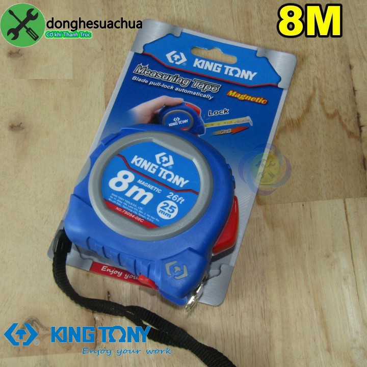 Thước cuộn 8 mét Kingtony 79094-08C