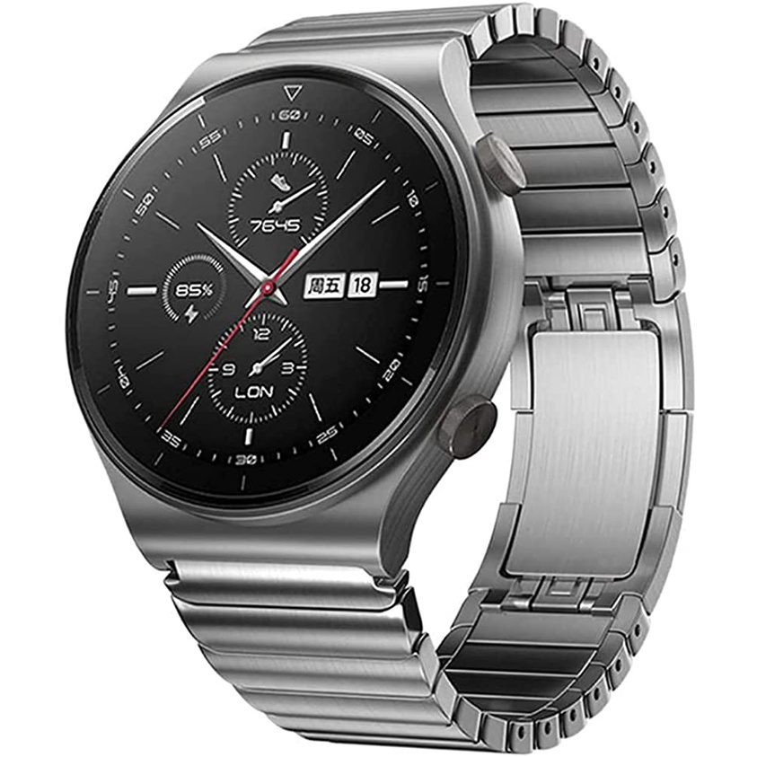 Dây Đeo Thay Thế Bằng Thép Không Gỉ Khóa Thông Minh Cho Đồng Hồ Huawei watch GT GT2 GT3 Pro 22mm