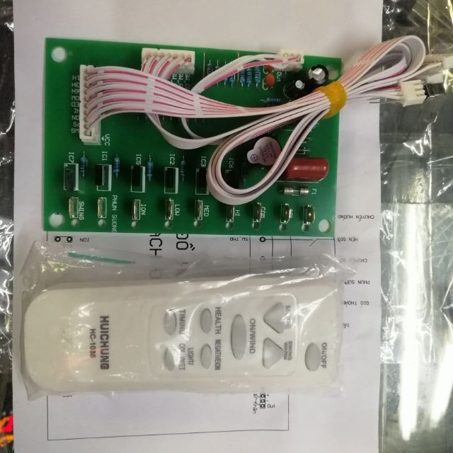 Bộ mạch kèm khiển quạt hơi nước