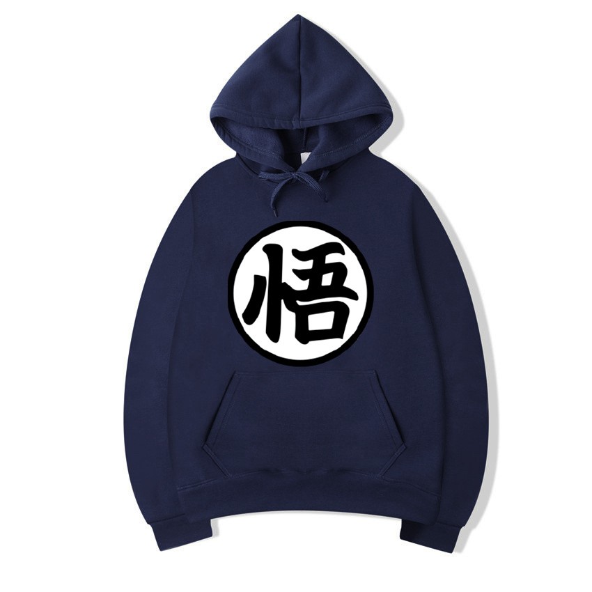 Mới Áo Hoodie Cotton Màu Trơn In Họa Tiết Dragon Ball Thời Trang Cho Nam Và Nữ