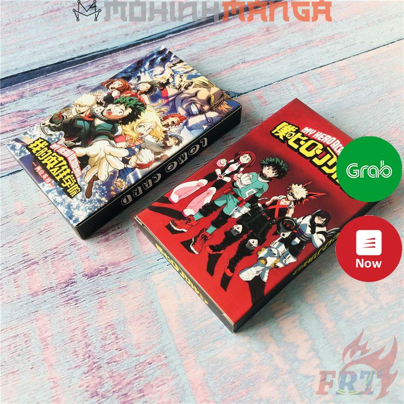 Lomo card hộp 30 thẻ truyện My hero academia Học viện siêu anh hùng poster card Bakugo Midoriya All Might Shoto Todoroki
