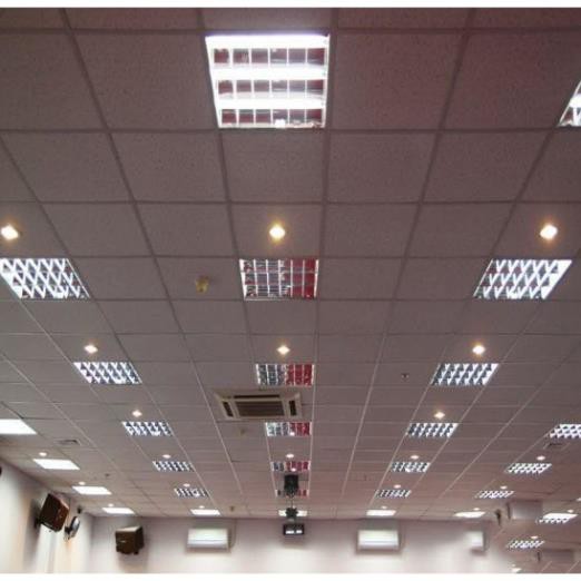 Máng đèn led âm trần 600x600 3 bóng tuýp 0M6