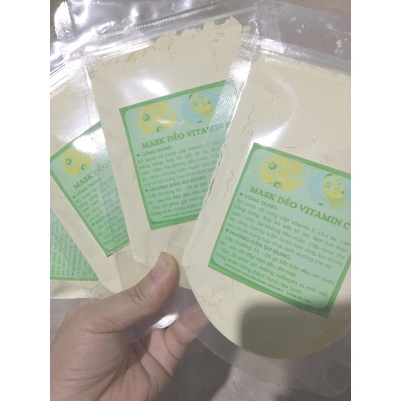 100grm bột mask dẻo vitamin C đắp mặt nạ