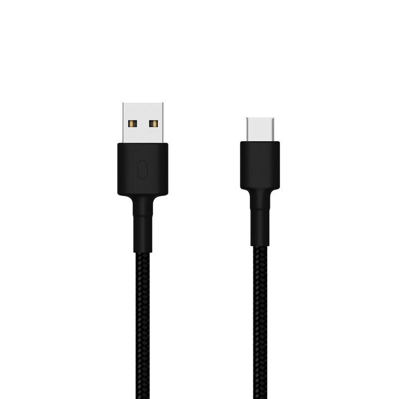 Cáp Sạc Đồng Bộ Dữ Liệu Dây Bện XIAOMI Từ USB Sang Type-C Dài 100cm