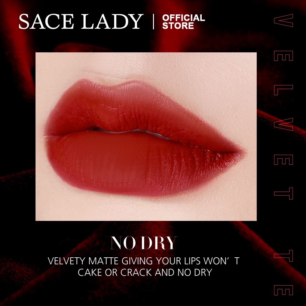 Son môi SACE LADY Velvet Tint nhiều màu tuỳ chọn 12 màu sắc 4g