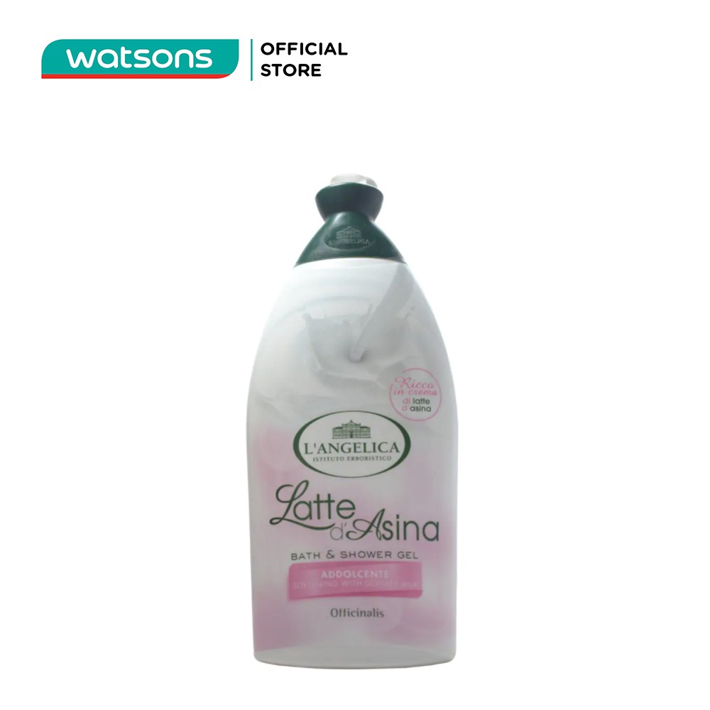 Sữa Tắm Dạng Gel L'Angelica Softening With Donkey Milk Tinh Chất Sữa Lừa 500ml