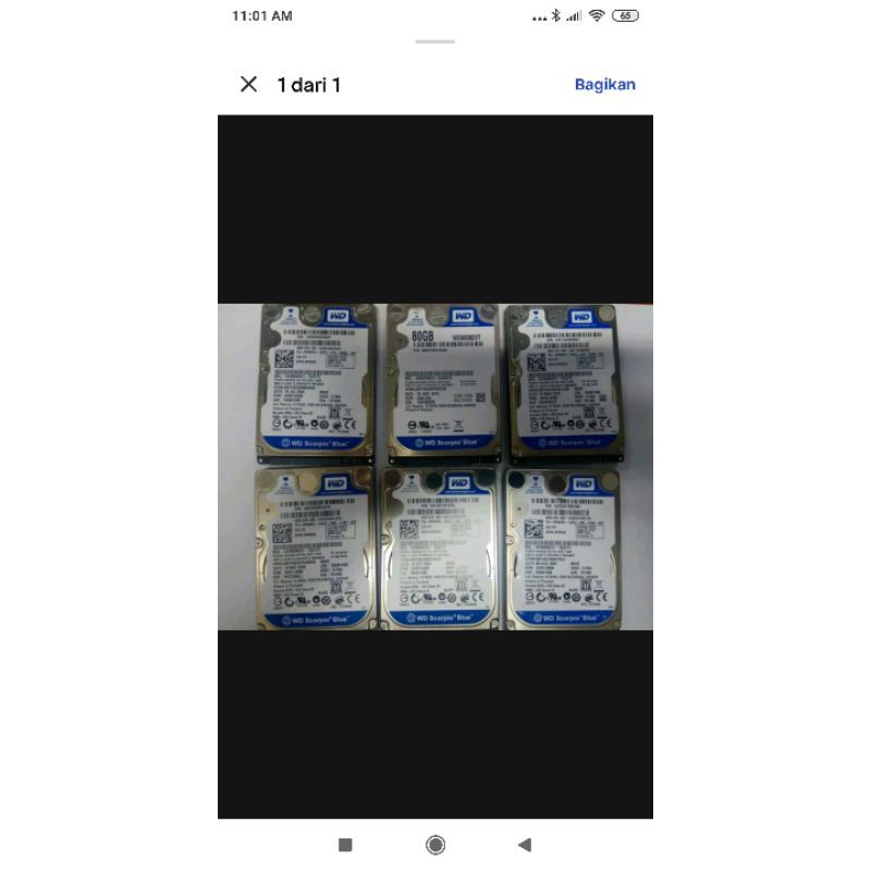 Ổ Cứng Laptop 80 Gb Sata 2.5 Inch