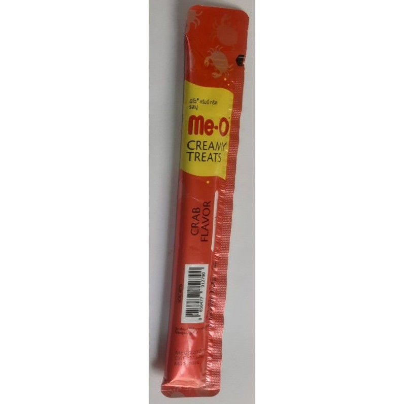 BÁNH THƯỞNG CHO MÈO Dạng kem Me-o Hương vị cua Gói 15g Xuất xứ Thái lan - Pet shop Uytinpro