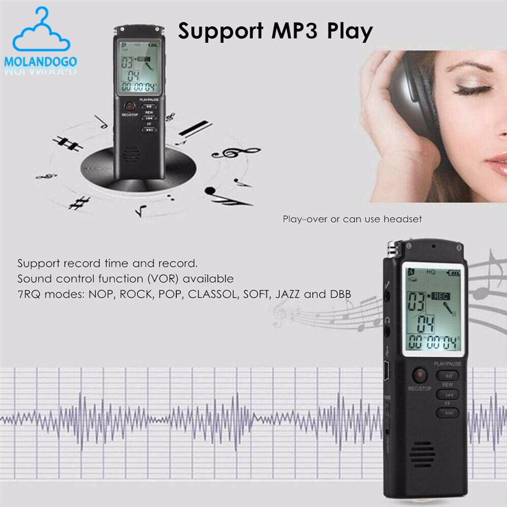 Máy nghe nhạc MP3 mini 32G ghi âm giọng nói