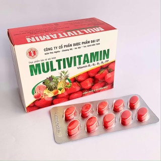 MULTIVITAMIN HỘP 100 VIÊN - VITAMIN PP, B1,B2,B6