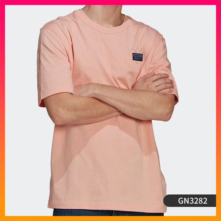 Adidas Clover Summer Men's Loose Casual Short-sleeved T-shirt Outdoor Travel Tee Couple Clothes GN3282