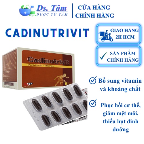 Multivitamin và khoáng chất Cadinutrivit