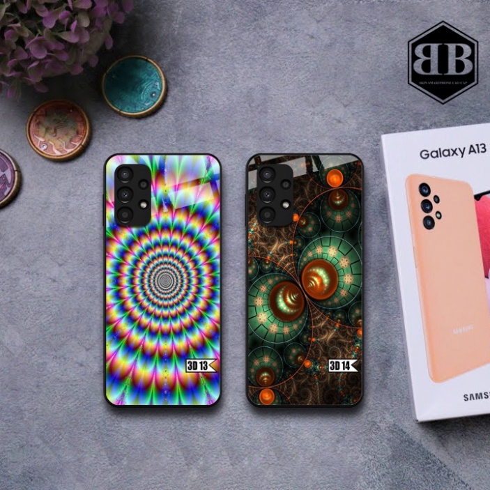 Ốp lưng kính cường lực Samsung Galaxy A13 in hình theo yêu cầu