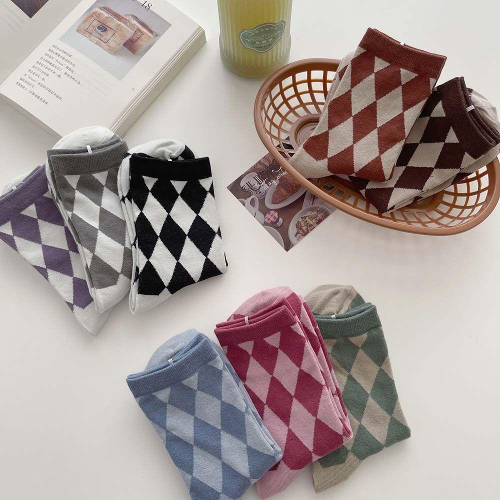 Vớ Cotton Thể Thao Phong Cách Đường Phố Hàn Quốc Cho Nữ