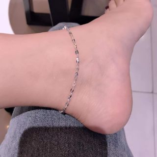 LẮC CHÂN BẠC ĐƠN GIẢN XINH LẤP LÁNH