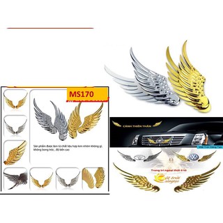 ĐÔI CÁNH THIÊN THẦN TRANG TRÍ XE Ô TÔ PHONG CÁCH, THANH LỊCH