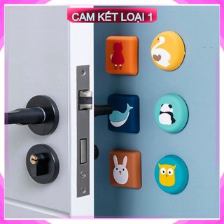 Miếng Chặn Cửa Cao Su Silicon Dán Tường Tủ Bàn Ghế Chống Tiếng Ồn Va Đập Dễ Thương