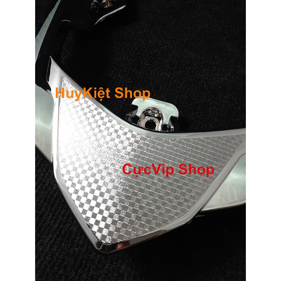 [Rẻ Vô Địch] Ốp Chụp Cảng AirBlade 2016 - 2019 Xi Trắng 1852