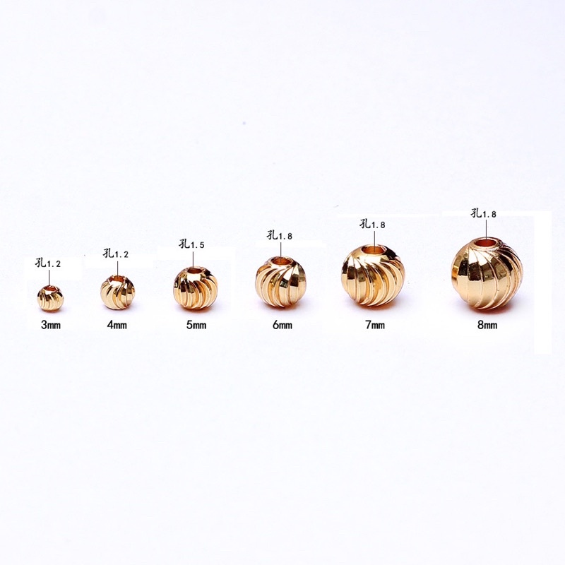 Charm Bi Bạc các size hạt xâu vòng tay handmade - Charm Bạc 925