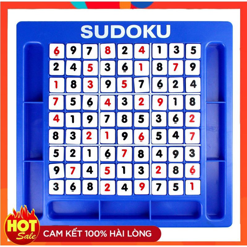 Bộ Đồ Chơi Sudoku Kích Thích Trí Thông Minh Cho Bé