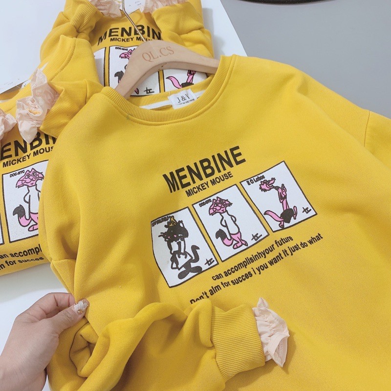 BÁN SỈ ÁO NỈ BÔNG VÀNG IN HÌNH CHO NỮ | BigBuy360 - bigbuy360.vn