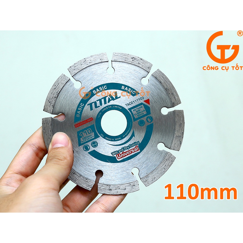 Đĩa cắt đá khô 110mm Total TAC2111103