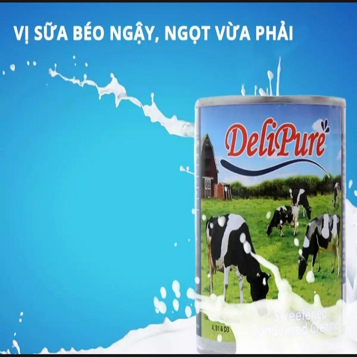 Sữa đặc có đường Delipure 380g ( nhập khẩu Malaysia) | BigBuy360 - bigbuy360.vn