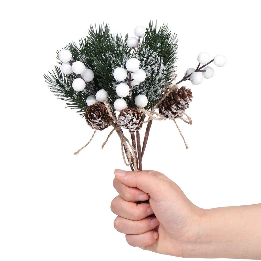 Bộ 5 Nhánh Cây Thông Nhân Tạo Trang Trí Cây Thông Giáng Sinh