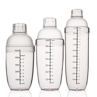 Bình Lắc Shaker Nhựa 530ML - 700ML - 1000 ML
