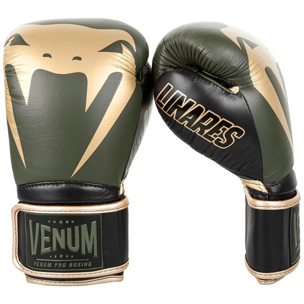 Găng tay boxing Venum Giant 2.0 Pro Linares Edition - Khaki/Black/Gold