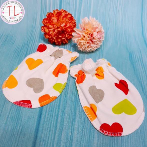 Bao tay cotton bo chun nhiều mẫu mã đáng yêu cho bé