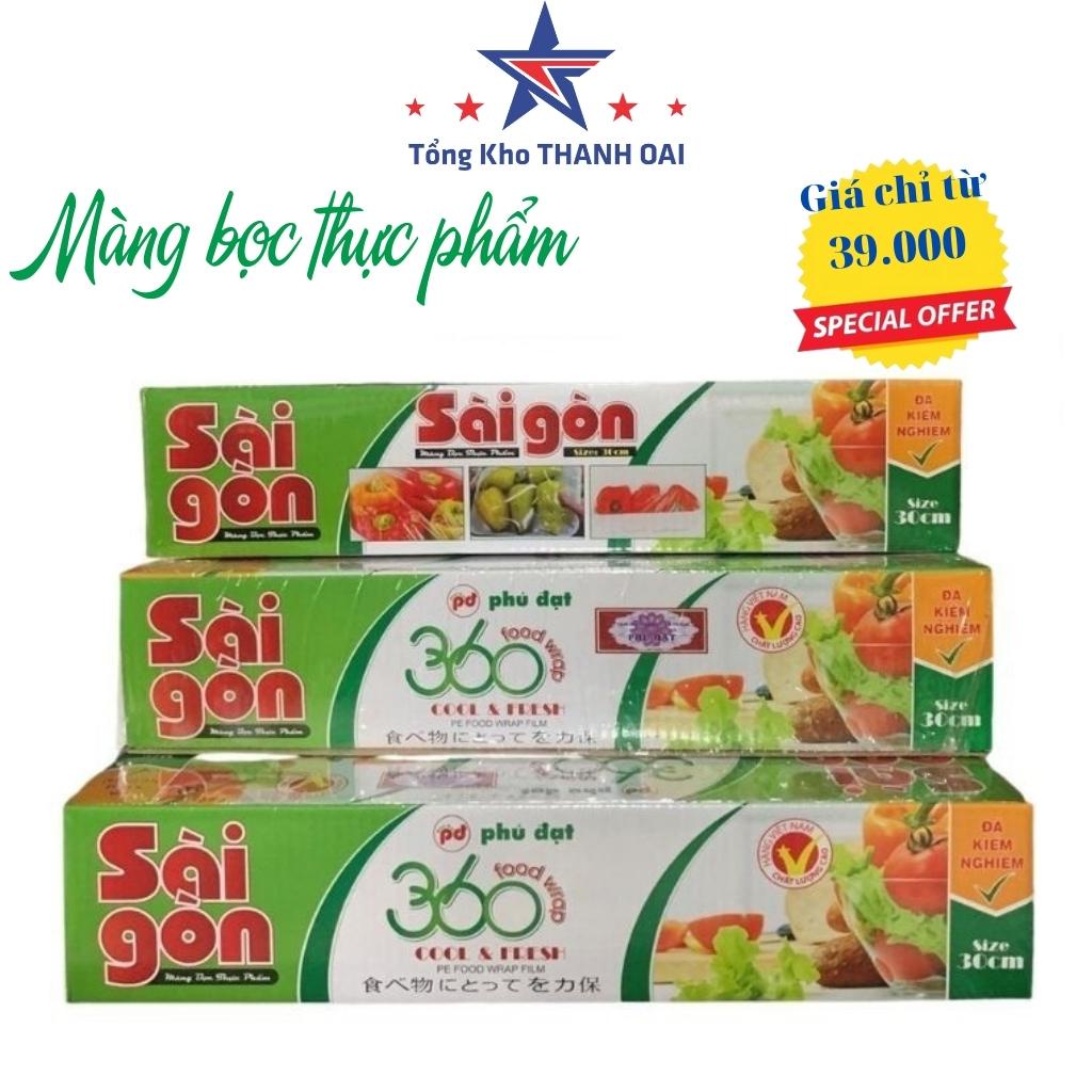 Màng bọc thực phẩm co giãn Sài Gòn loại to có khả năng chịu nhiệt khi dùng lò vi sóng MUL60