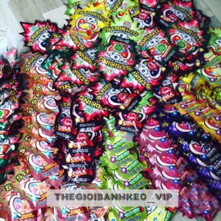 Dây 12 gói kẹo nổ Striking popping 19k/ gói