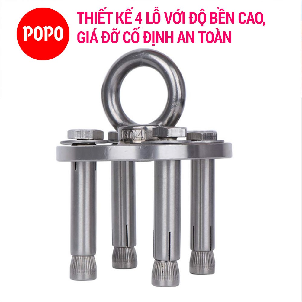 Móc treo đồ tập GYM &amp; YOGA tại nhà TRXP10 nhỏ gọn hiện đại đa chức năng POPO phụ kiện tập đa năng tại nhà