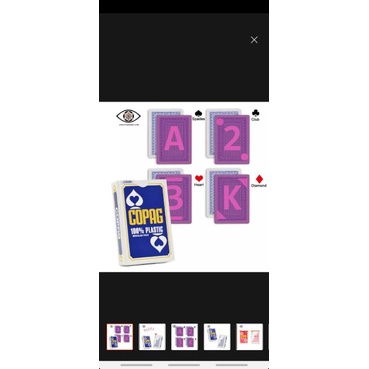 Bài nhựa poker COPAG nhìn xuyên đủ mẫu mã bài kính bài máy