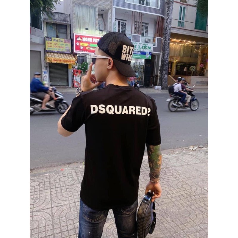 Áo phông DSQ in chữ Bitch Where hai mặt | BigBuy360 - bigbuy360.vn