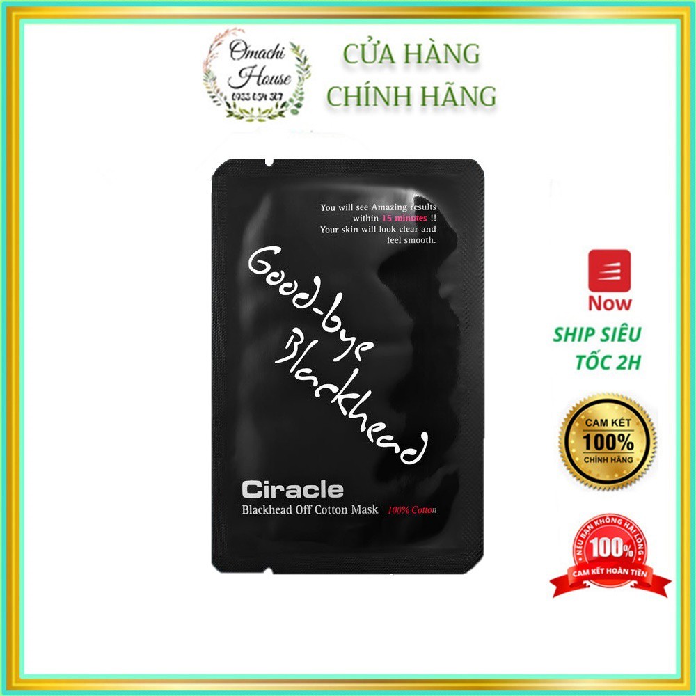 Miếng Dán Đẩy Mụn Đầu Đen Ciracle Goodbye Blackhead