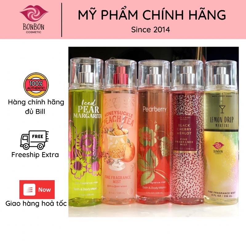 Xịt thơm toàn thân BODY MIST BATH&amp;BODY WORK