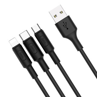 CÁP SẠC 3 ĐẦU HOCO X25